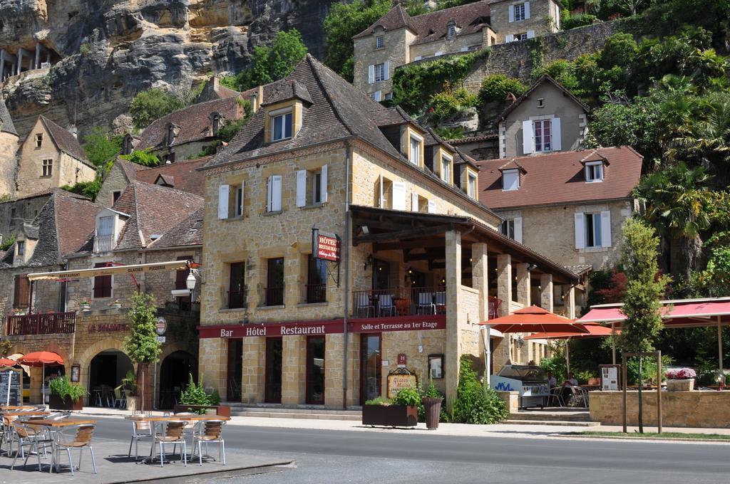Auberge Des Platanes La Roque-Gageac Esterno foto